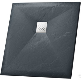 Поддон каменный Grossman Strong 100x100 см GR-S2100100Q, графит матовый фото 