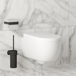 Унитаз подвесной безободковый Ambassador Abner 103T20101R, белый матовый, Цвет производителя: белый матовый фото 