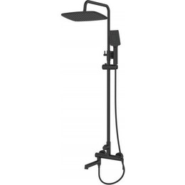 Душевая стойка BelBagno Acqua ACQUA-VSCM-NERO, чёрный матовый, Цвет производителя: чёрный матовый фото 