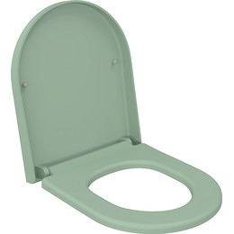 Сиденье с крышкой для унитаза Ambassador Abner микролифт 102T21001, мятный матовый фото 