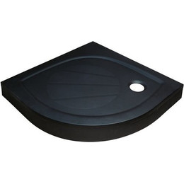 Поддон Ravak Elipso Pro 90х90 см XA237701010BM, чёрный матовый фото 