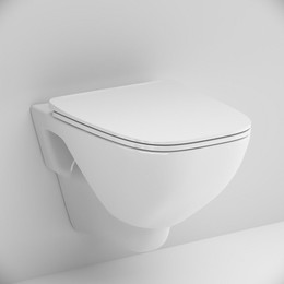 Унитаз подвесной Am.Pm X-Joy FlashClean C851701SC с сиденьем микролифт фото 