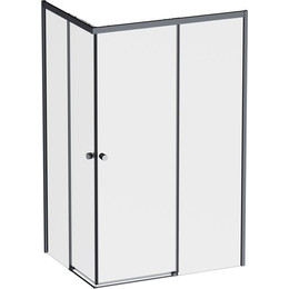 Душевое ограждение Am.Pm X-Joy 120x90 см W94G-403-12090-BТ, черный/прозрачное фото 