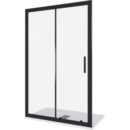 Душевая дверь Bas Cofe WTW-120-C-B 120 см, чёрный/прозрачное фото 