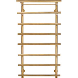 Полотенцесушитель водяной Secado Турин 6 с полкой П8 500x1000 мм, бронза фото 