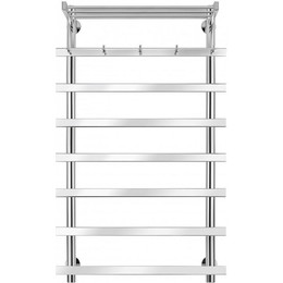 Полотенцесушитель электрический Secado Понтида 1 КСП с полкой П8 600x1000 мм (возможность скрытого подключения) фото 