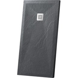 Поддон каменный Vincea 110х80 см VST-4SR8011A, антрацит фото 