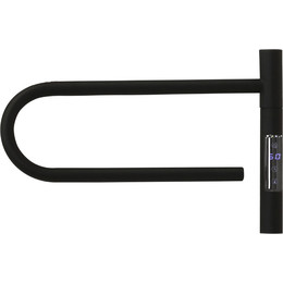 Полотенцесушитель электрический Vincea 253x385 мм VTD-1P1BE, черный матовый фото 