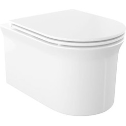 Унитаз подвесной безободковый Iddis Sena SENRDSEi25 с крышкой микролифт фото 