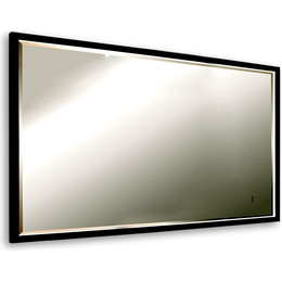 Зеркало Art&Max Aversa 120 см AM-Ave-1200-700-DS-F, чёрный фото 