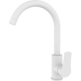 Смеситель для кухни Milardo Meal M01WTJ0M05, белый матовый фото 