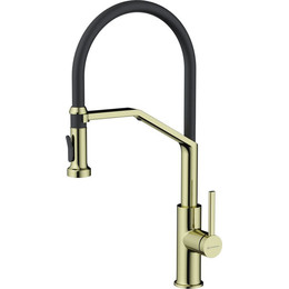 Смеситель для кухни Omoikiri Makkari 2 Plus-SB LG-BL 4994496, светлое золото фото 