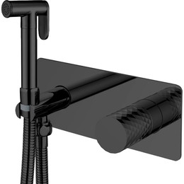 Набор для гигиенического душа Boheme Stick 127-BB, чёрный, Цвет производителя: чёрный фото 