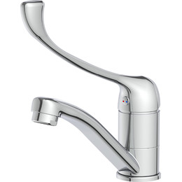 Смеситель для раковины с локтевой (хирургической) ручкой Lemark Project LM4637C фото 