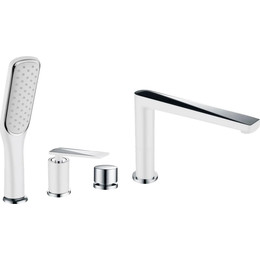 Смеситель для ванны Boheme Venturo 370-W, white chrome, Цвет производителя: white chrome фото 