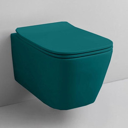 Унитаз подвесной безободковый ArtCeram A16 ASV003 43 00, Verde foresta фото 