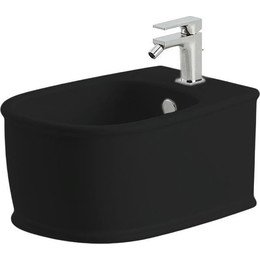 Биде подвесное ArtCeram Atelier ATB001 17 00, чёрный матовый фото 
