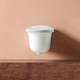 Унитаз подвесной безободковый ArtCeram Chic CHV001 05 00, белый матовый фото 