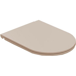 Сиденье с крышкой для унитаза Globo Forty3 микролифт FOR20VI/cr, visone фото 