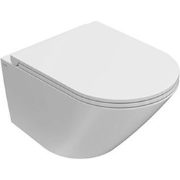 Унитаз подвесной безободковый Globo Forty3 FOS07.BI фото 