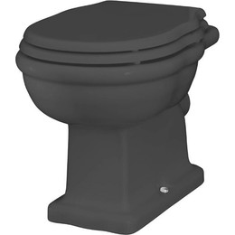 Унитаз приставной ArtCeram Hermitage HEV003 03 00 nero, чёрный фото 