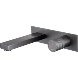 Смеситель для раковины настенный Abber Rund AF8712NG (со скрытой частью) никель, Цвет производителя: никель фото 