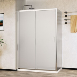 Душевое ограждение Vincea City 120x90 см VSR-5CT9012MT, хром/текстурное фото 