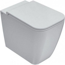 Унитаз приставной безободковый Globo Stone ST004BI фото 