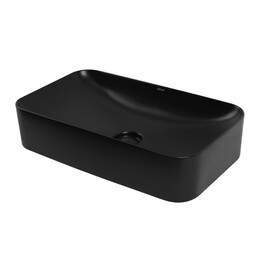 Раковина-чаша Abber Rechteck 60 см AC2204MB, черный матовый фото 