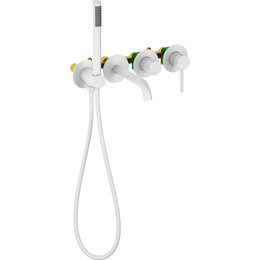 Смеситель для ванны Timo Saona 2314/16YSM, белый матовый фото 