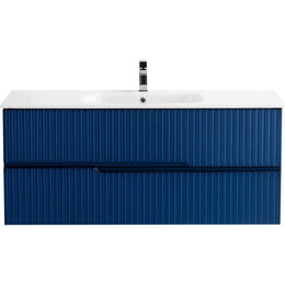 Тумба подвесная с раковиной Cezares DUET-1200-2C-SO-SPF-P 120 см, Sapfiro фото 