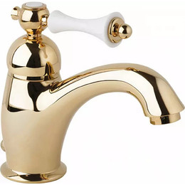 Смеситель для раковины Cezares MARGOT-LSM1-03/24-Bi, золото 24 карат, Цвет производителя: золото фото 