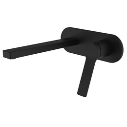 Смеситель для раковины настенный Azario Vise AZ-VSA148330PA, черный, Цвет производителя: чёрный фото 