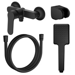 Смеситель для душа Azario Elvis AZ-WWK338155PA, черный, Цвет производителя: чёрный фото 