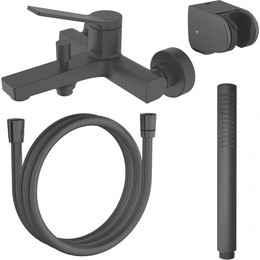 Смеситель для ванны Azario Vise AZ-VSA238330PA, черный, Цвет производителя: чёрный фото 