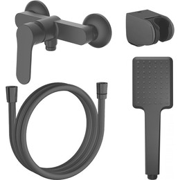 Смеситель для душа Azario Elvis AZ-WWK338155PA, черный, Цвет производителя: чёрный фото 