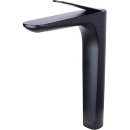 Смеситель для раковины высокий Bronze de Luxe Icon 2041CB, черный матовый, Цвет производителя: чёрный фото 