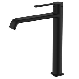 Смеситель для раковины высокий Azario Vincente AZ-VPV168R26PA, черный, Цвет производителя: чёрный фото 