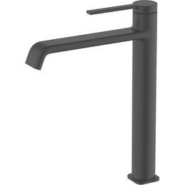 Смеситель для раковины высокий Azario Vincente AZ-VPV168R26PA, черный, Цвет производителя: чёрный фото 