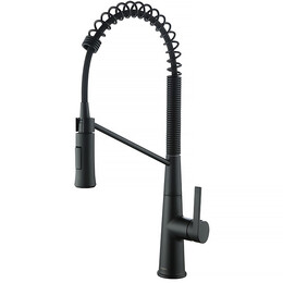 Смеситель для кухни Azario Spring AZ-VGT569183PA, черный, Цвет производителя: чёрный фото 