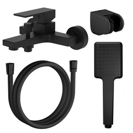 Смеситель для ванны Azario Eddie AZ-WQY238207PA, черный, Цвет производителя: чёрный фото 