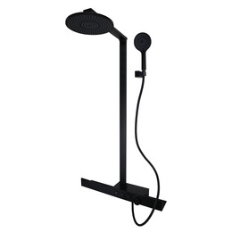 Душевая стойка с термостатом Azario Deepsea AZ-679008DB9PA, черный фото 