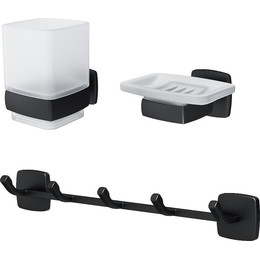 Набор аксессуаров для ванной комнаты Am.Pm Gem AK90B1903B, черный фото 