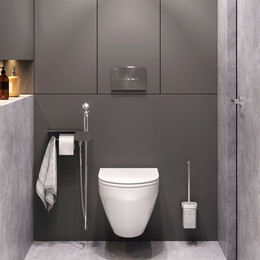 Набор подвесной унитаз с гигиеническим душем Am.Pm Spirit V2.0 CK70H1003W фото 