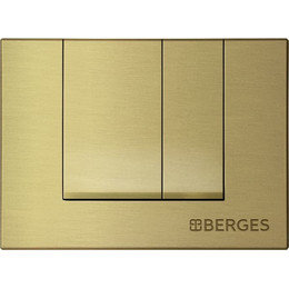 Кнопка смыва Berges Wasserhaus Square 040048, бронза фото 