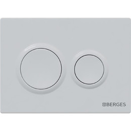 Кнопка смыва Berges Wasserhaus Option 040061, белый фото 