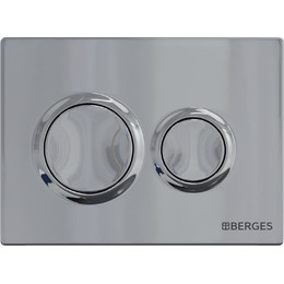 Кнопка смыва Berges Wasserhaus Option 040063, хром глянец фото 