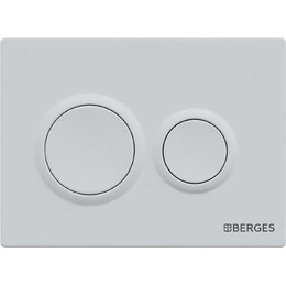 Кнопка смыва Berges Wasserhaus Option 040064, белый фото 