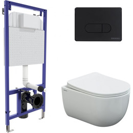 Инсталляция Berges Wasserhaus Novum с подвесным унитазом Ventas Rimless 043238 фото 