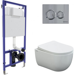 Инсталляция Berges Wasserhaus Novum с подвесным унитазом Ventas Rimless 043241 фото 